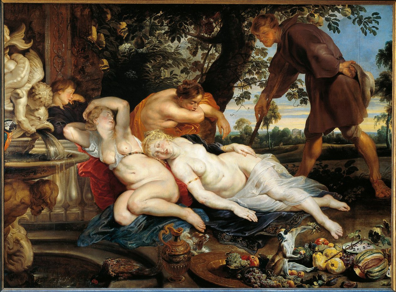 Cimon 和 Iphigenia（布面油画，约 1617 年） 作者 彼得·保罗·鲁本斯