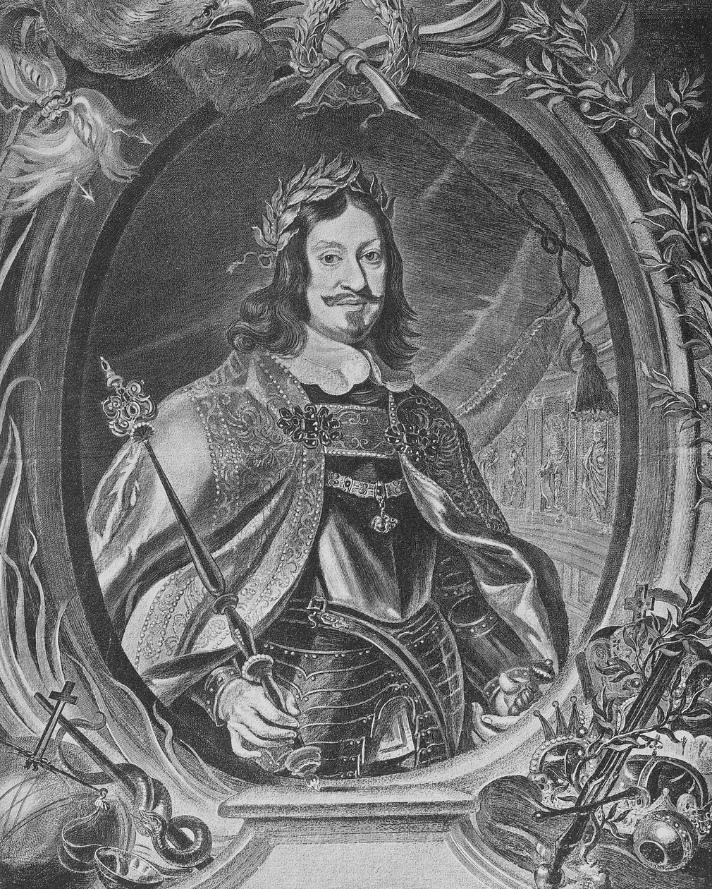 费迪南德三世，神圣罗马帝国皇帝，由Christoffel Jegher雕刻，c.1631-33 作者 彼得·保罗·鲁本斯