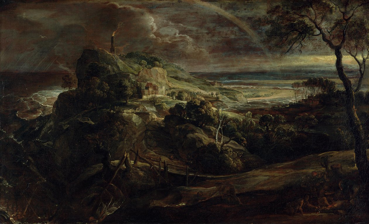 德语：Landschaft mit dem Schiffbruch des Paulus 带有保罗沉船的景观 作者 彼得·保罗·鲁本斯