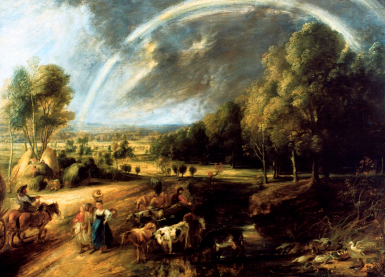 彩虹风景，c1630 作者 彼得·保罗·鲁本斯
