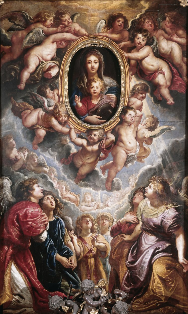 圣母玛利亚（Madonna della Vallicella），1606-1608年。 作者 彼得·保罗·鲁本斯