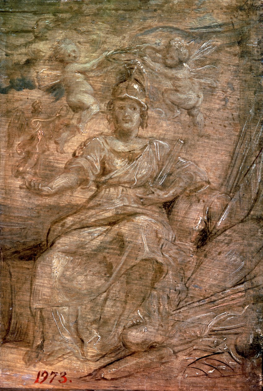 玛丽·德·美第奇（Marie de Medici），帕拉斯雅典娜，1622年。 作者 彼得·保罗·鲁本斯