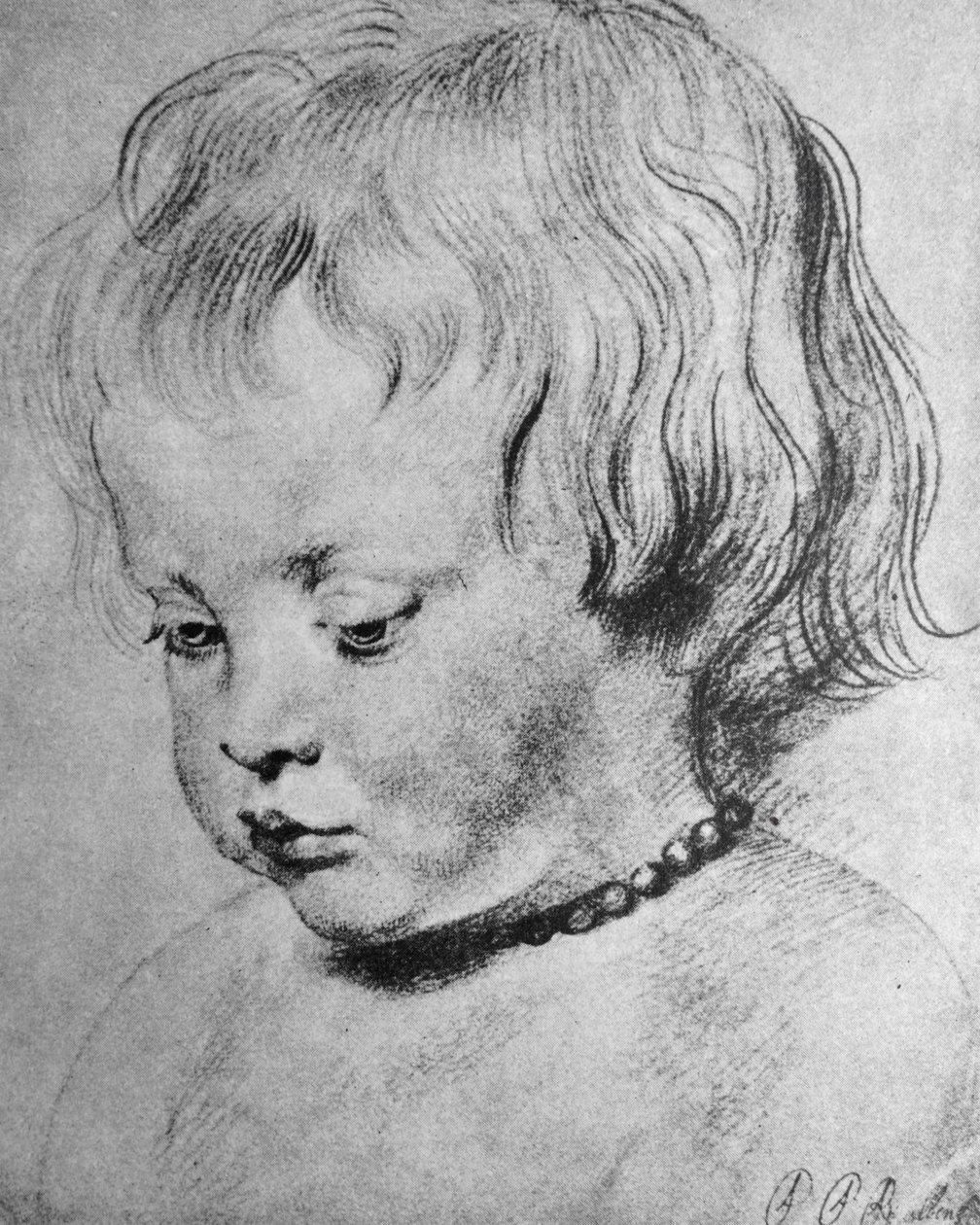 Nicholaas Rubens wearing a coral Necklace 作者 彼得·保罗·鲁本斯