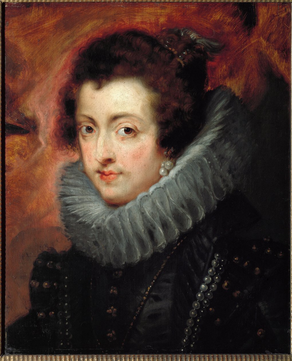 Portrait of Elisabeth of France (or Elisabeth of Bourbon 作者 彼得·保罗·鲁本斯
