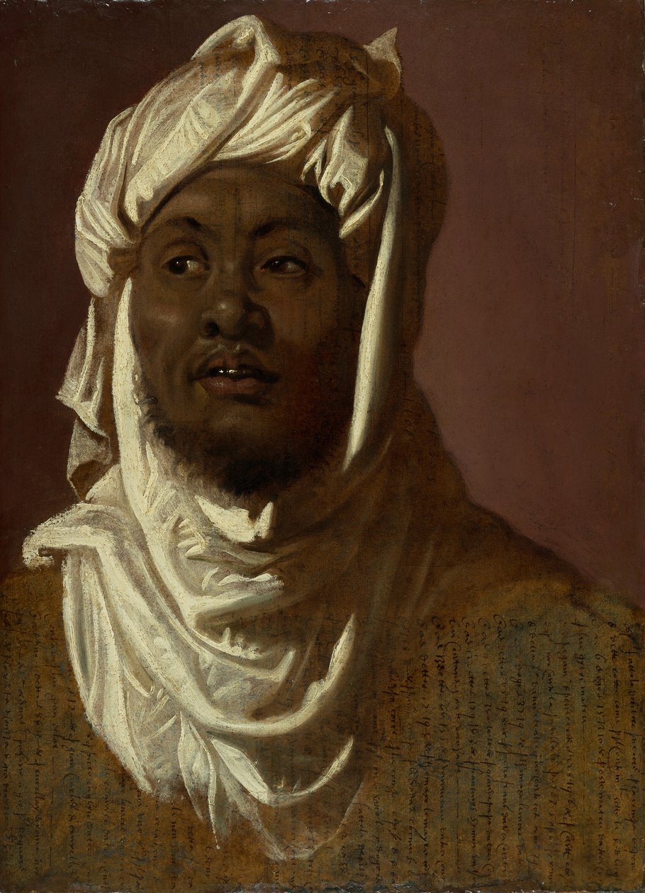 巴尔萨泽研究》，约 1609-11 年（纸面油画，铺在画板上） 作者 彼得·保罗·鲁本斯
