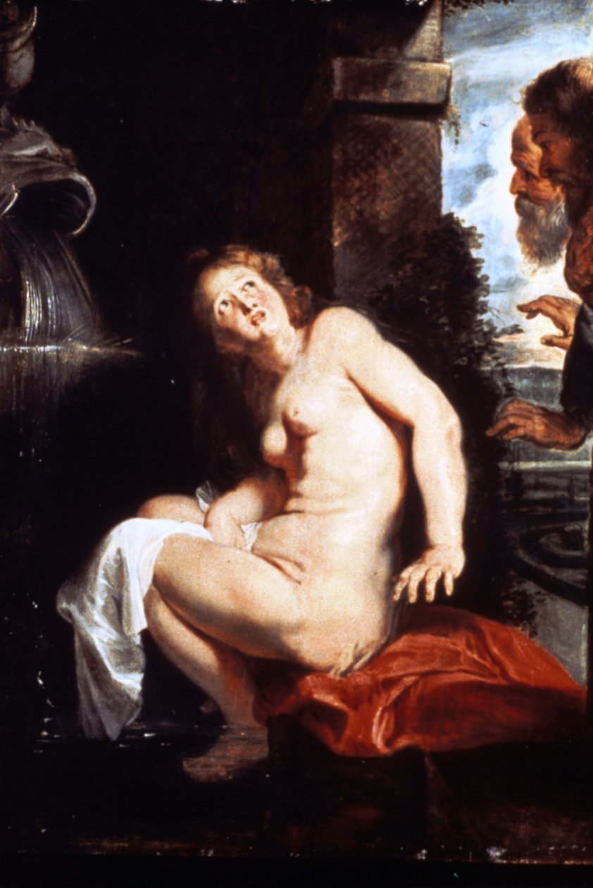 Susanna And The Elders, c.1614 (oil on canvas) 作者 彼得·保罗·鲁本斯