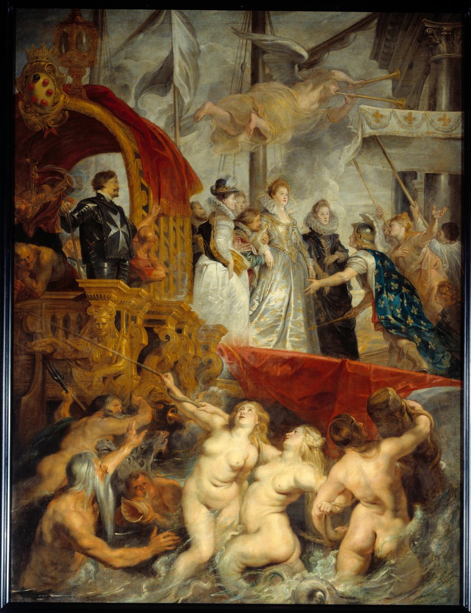 Marie de Medicis 于 11 月 3 日在马赛港卸货 作者 彼得·保罗·鲁本斯