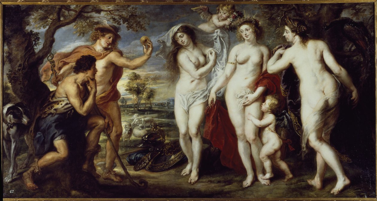 The Judgment of Paris (oil on canvas 作者 彼得·保罗·鲁本斯