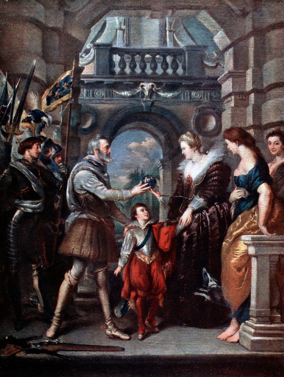 美第奇周期：亨利四世（Henri IV）前往德国参加战争，1610年3月20日，1621-1625年。 作者 彼得·保罗·鲁本斯
