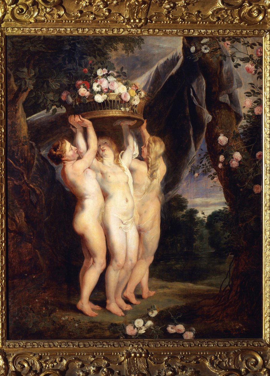 The three graces (oil on canvas 作者 彼得·保罗·鲁本斯