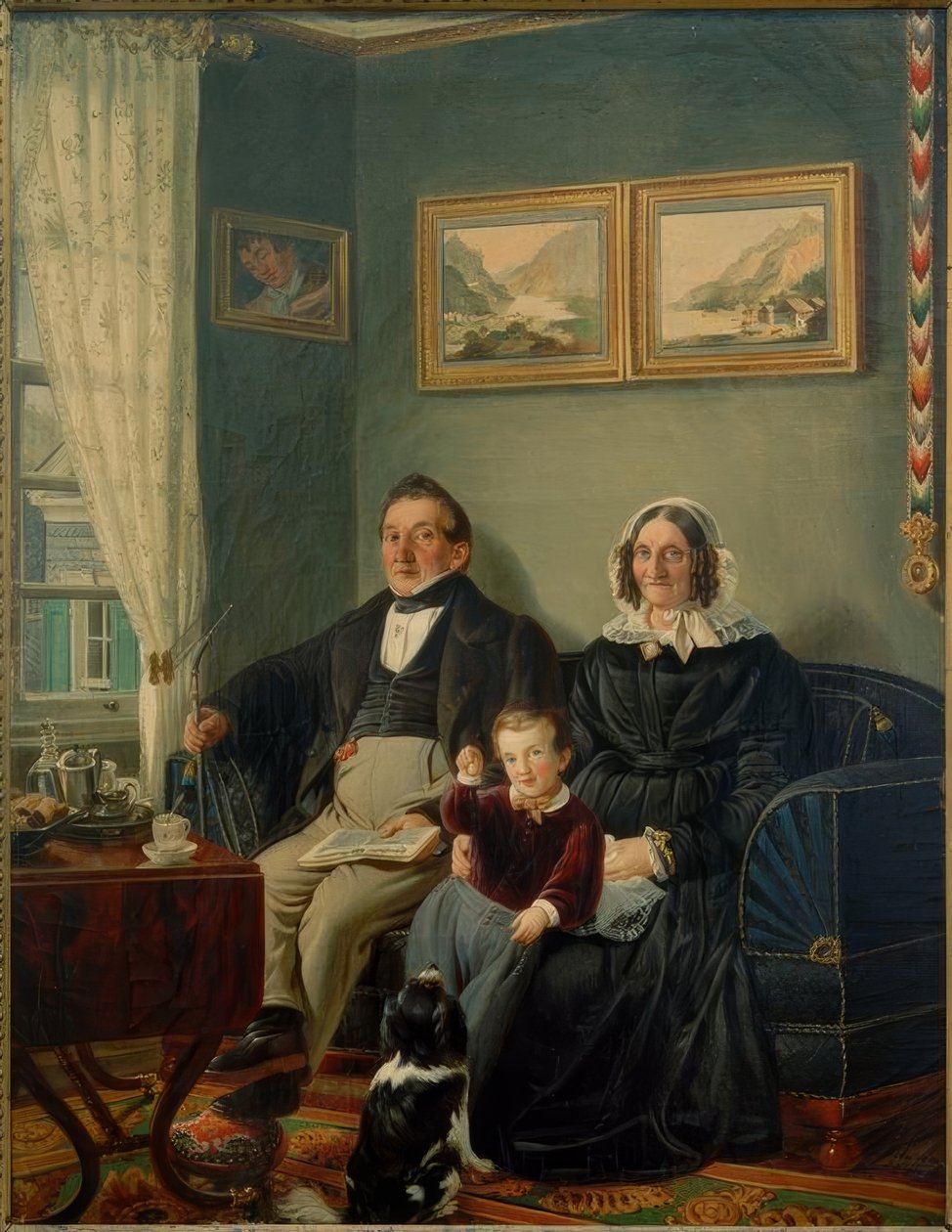 约翰·彼得·库琴（Johann Peter Keuchen）和索菲·卡罗琳·库琴（Sophie Caroline Keuchen） 作者 彼得秋千