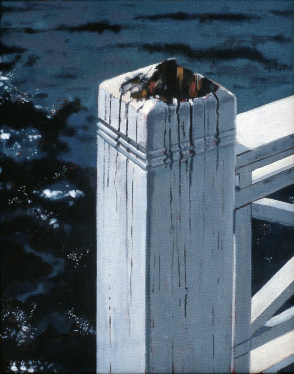 烂邮筒：斯德哥尔摩，2004 年（布面油画） 作者 彼得·威尔逊