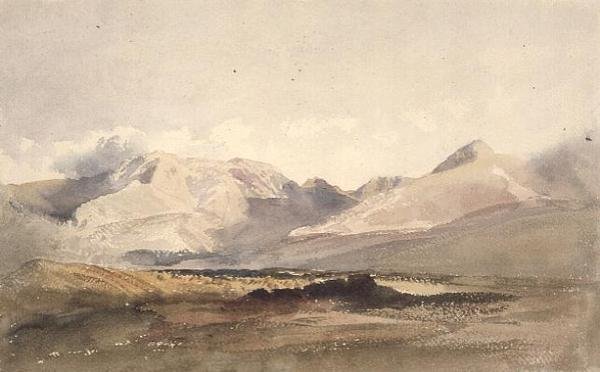 PD.135-1950 威斯特摩兰山景（水彩画） 作者 彼得·德温特