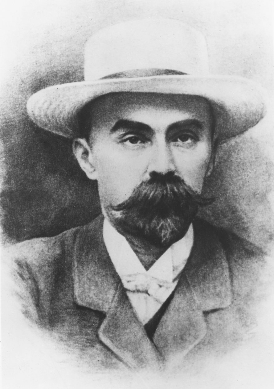 Georgi Valentinovitch Plekhanov的肖像 作者 佩蒂特