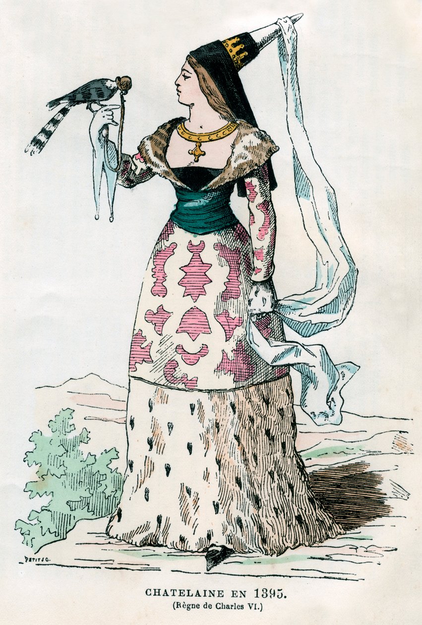 法国查理六世时代的庄园女士，1395年1882-1884年。 作者 佩蒂特