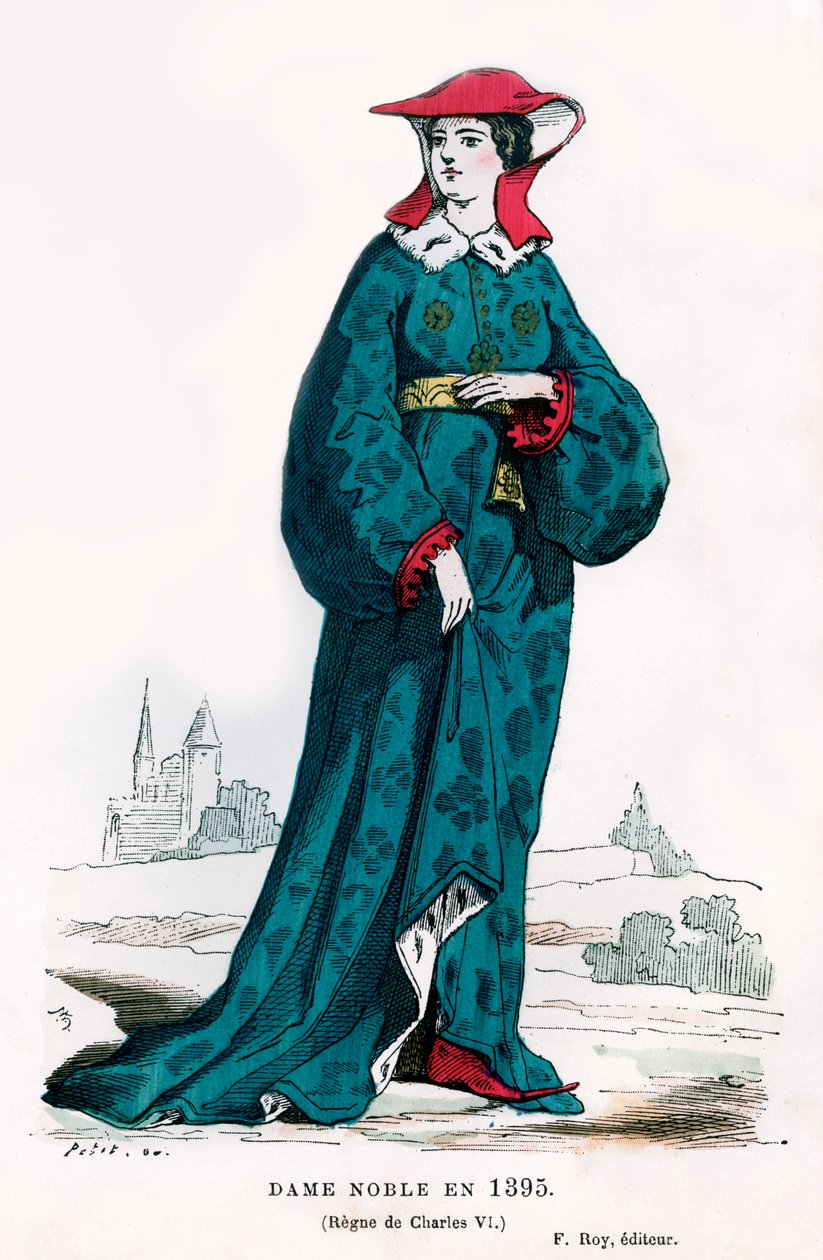 法国查理六世时代的贵族，1395年1882-1884年 作者 佩蒂特