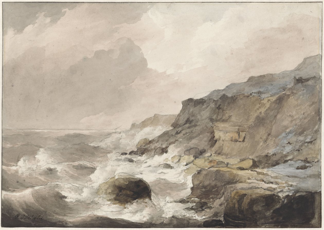 Rotskust te Boulogne sur Mer 作者 彼得·约翰内斯·斯科特尔