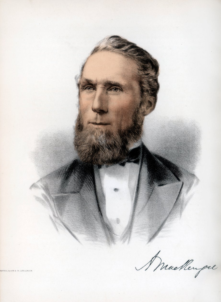 加拿大第二任总理亚历山大·麦肯齐（Alexander Mackenzie），建于1890年。 作者 皮特和加尔平·卡塞尔
