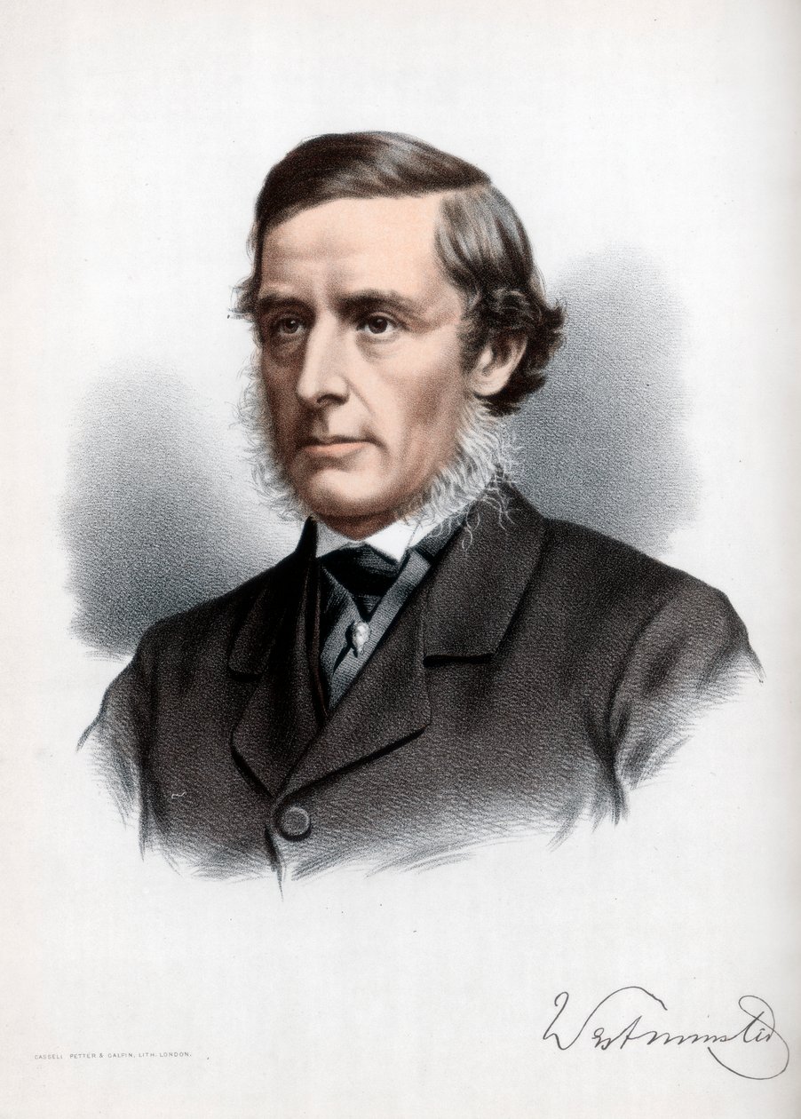 休·格罗夫纳（Hugh Grosvenor），威斯敏斯特第一公爵，约1890年。 作者 皮特和加尔平·卡塞尔