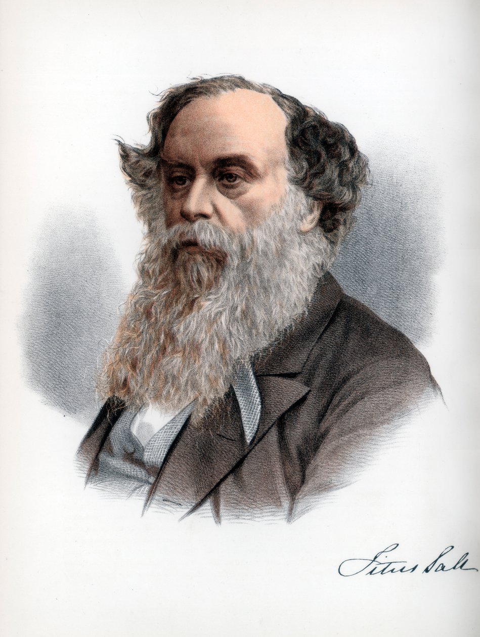 Titus Salt，英国羊毛订书机和实业家，c1890。 作者 皮特和加尔平·卡塞尔