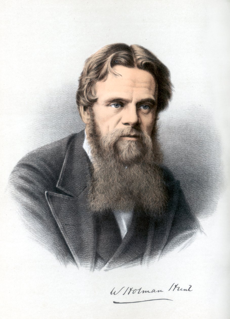 威廉·霍尔曼·亨特（William Holman Hunt），英国画家，c1890年。 作者 皮特和加尔平·卡塞尔