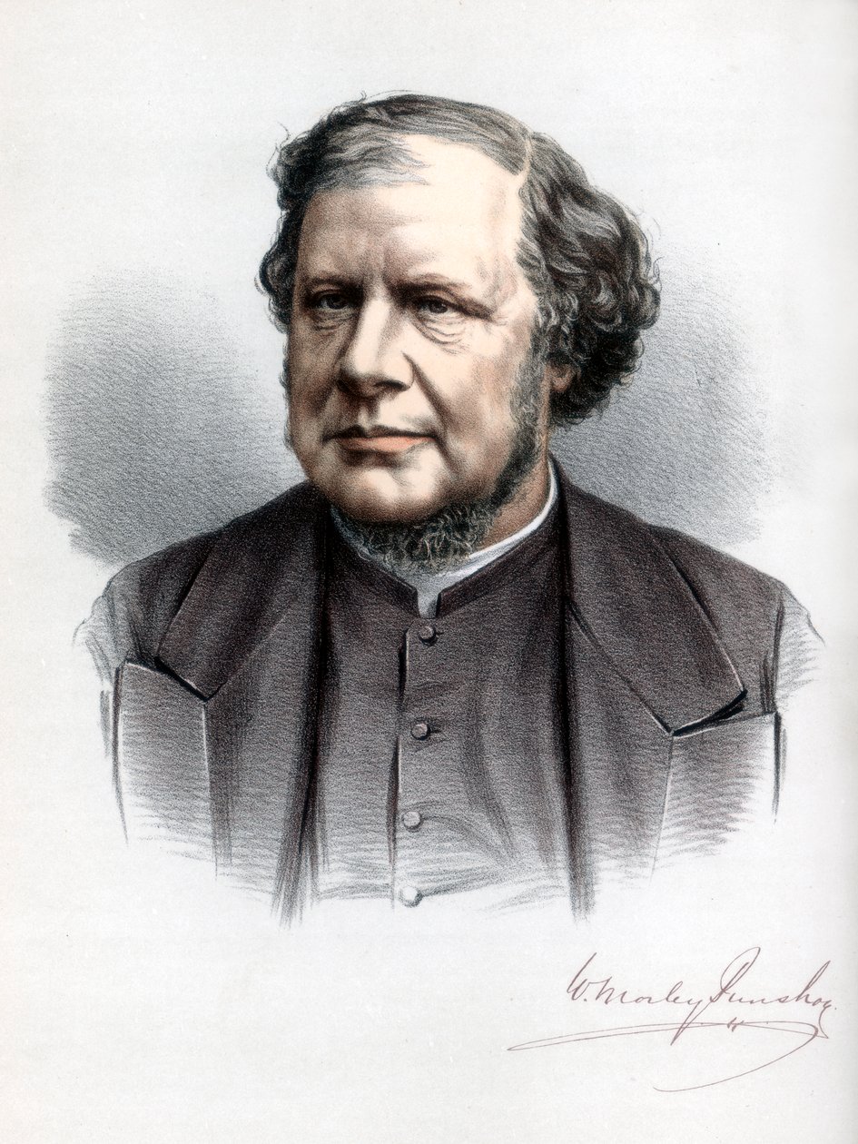 威廉·莫利·蓬松（William Morley Punshon），英国不服从神教，大约于1890年。 作者 皮特和加尔平·卡塞尔
