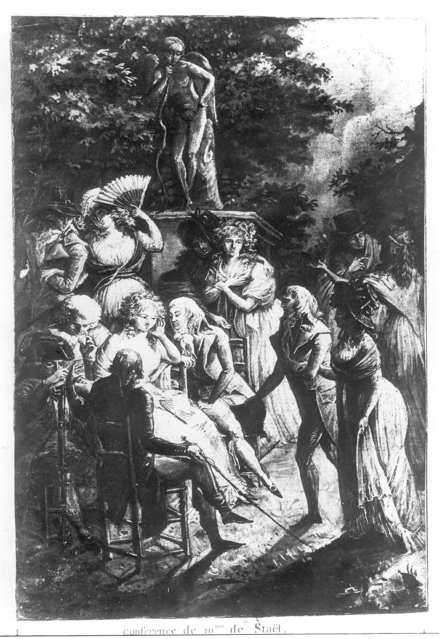 与德斯塔尔夫人会面（1766-1817） 作者 菲利伯·路易斯·德布科特