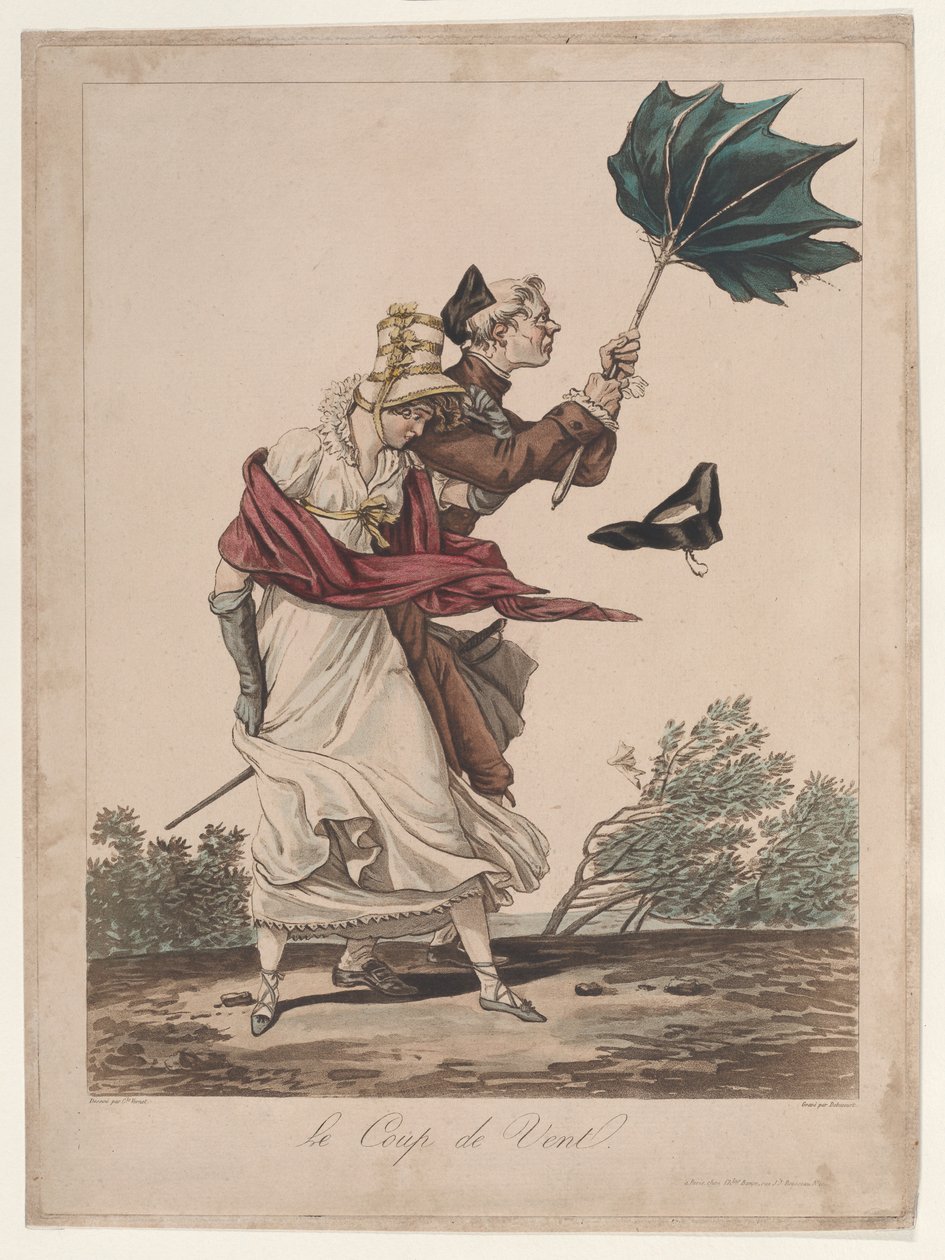 Le Coup de Vent, 1775-1832. 作者 菲利伯·路易斯·德布科特