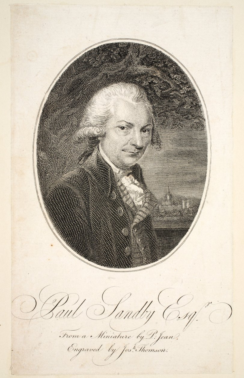 酒吧Paul Sandby Esquire。 c.1787 作者 菲利普·让（Philip Jean）