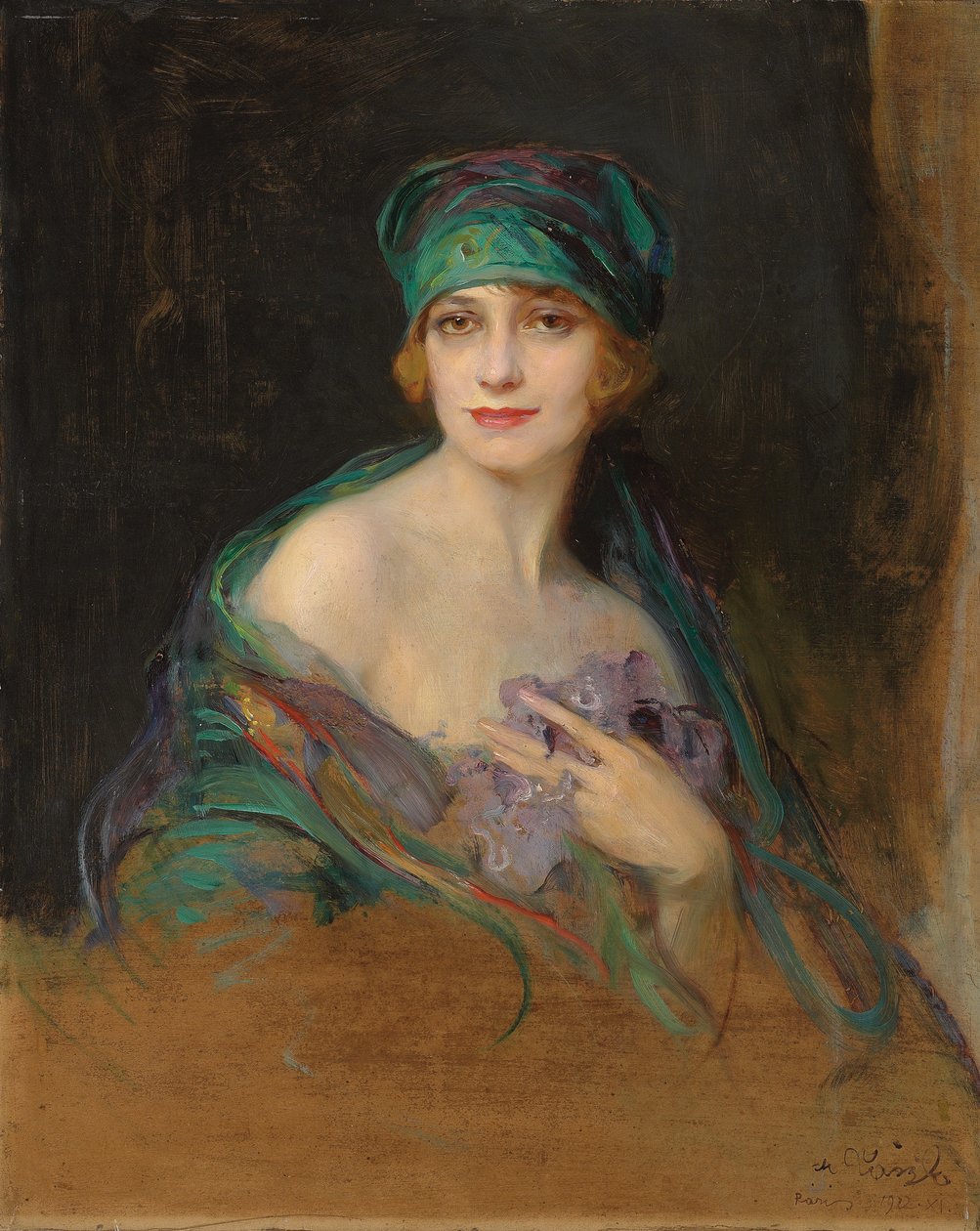 格拉蒙公爵夫人鲁斯波利公主肖像（1888-1976 年） 作者 菲利普·阿历克修斯·德·拉斯洛