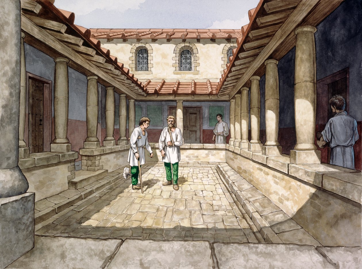 Housesteads罗马堡，2世纪，c1990-2010 作者 菲利普·科克