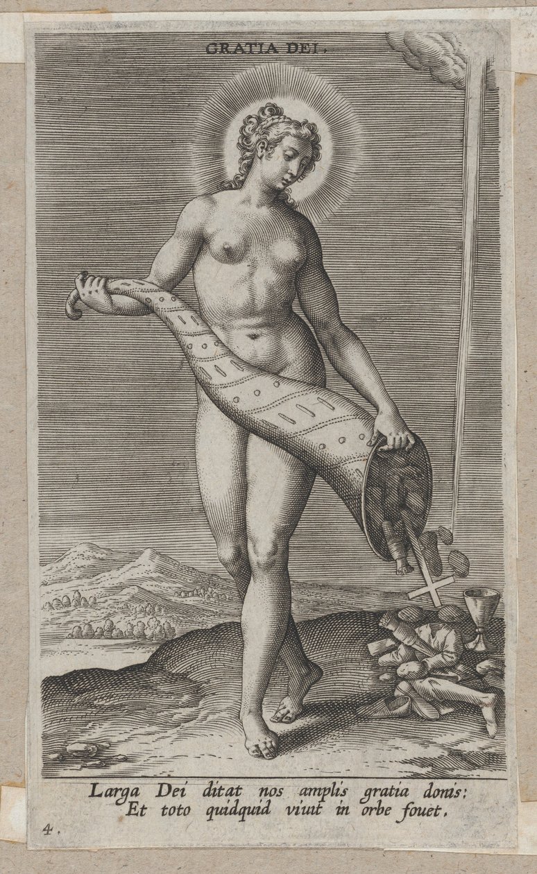 Gratia Dei, from Prosopographia, ca. 1585-90, 约1585-90。 作者 菲利普·加勒