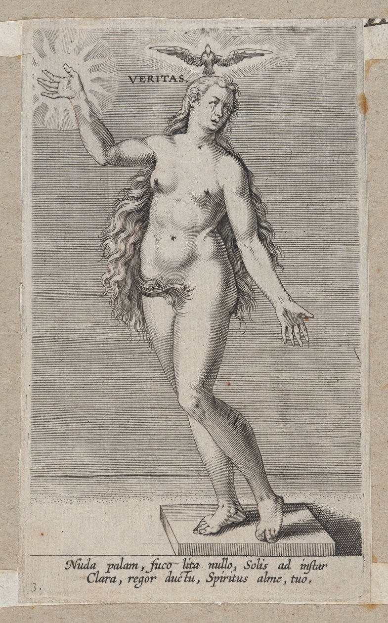 Veritas, from Prosopographia, ca. 1585-90, 约1585-90。 作者 菲利普·加勒