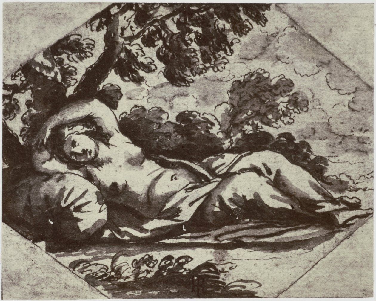 毕晓普 [Jan de Bisschop]，《睡美人 作者 菲利普·亨利·德拉莫特