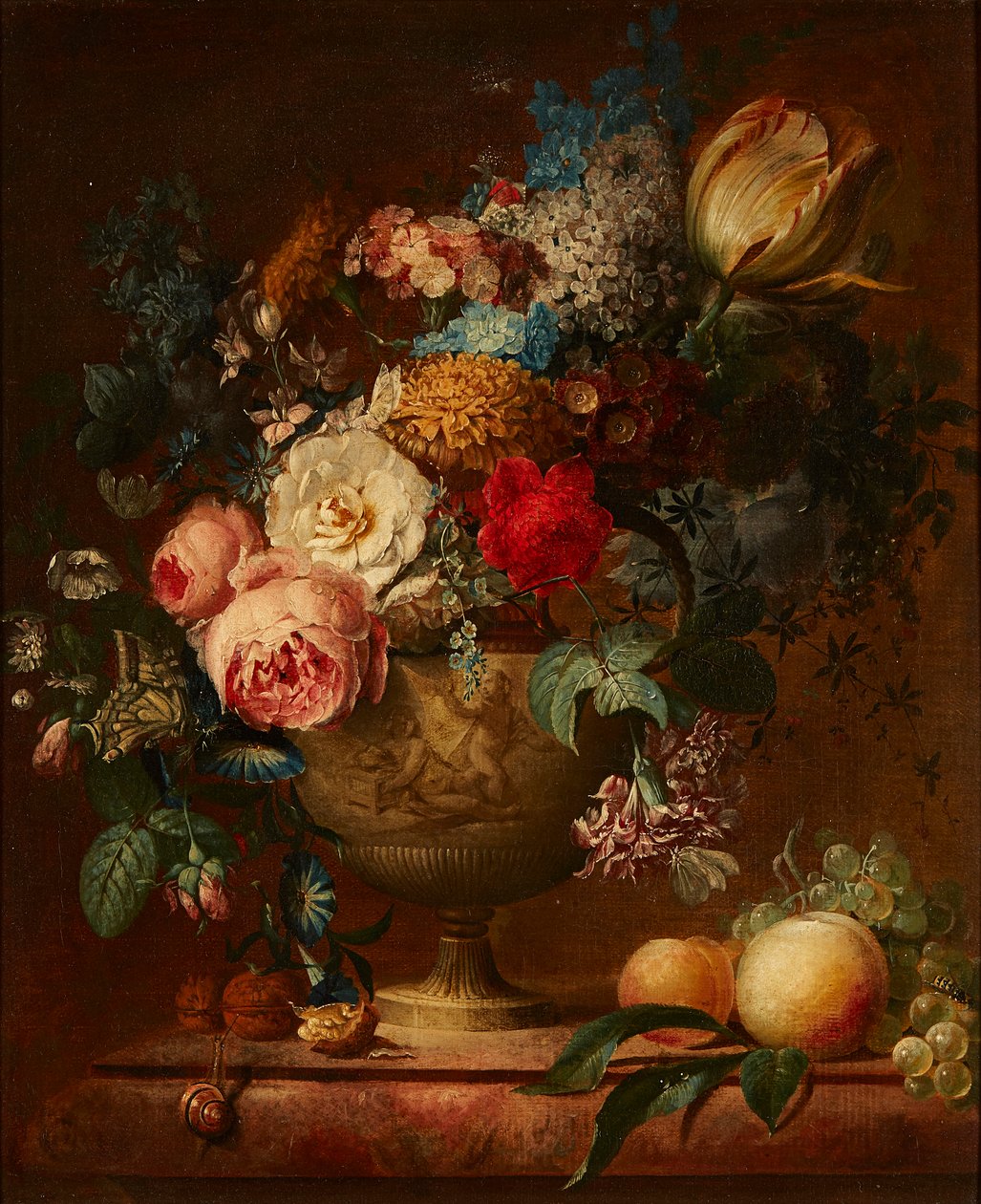 有福特的森林河流景观（油画板）。 作者 菲利普·雷纳格