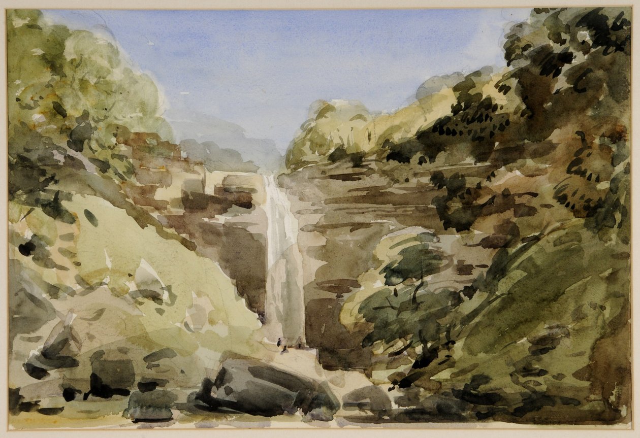 (watercolor on paper) 作者 菲利普·威尔逊·斯蒂尔