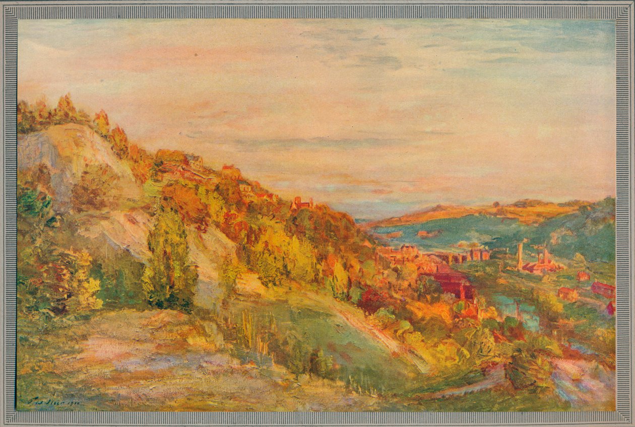 红桥，铁桥，1910年，c1932 作者 菲利普·威尔逊·斯蒂尔