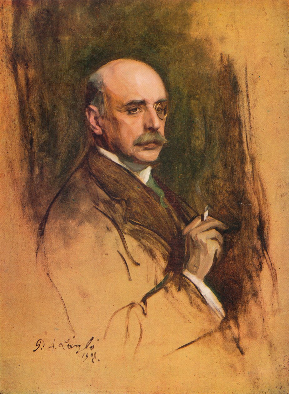 查尔斯·霍尔姆（Charles Holme）：工作室的创始人和第一任编辑，1908年 作者 菲利普·德拉兹洛