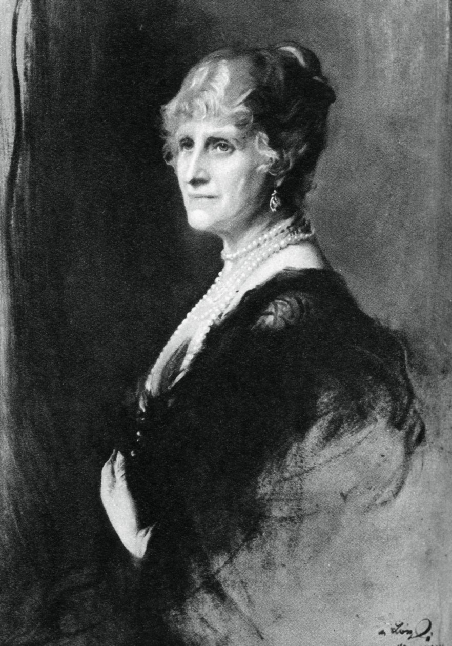 妮娜·鲍丝·里昂（Nina Bowes-Lyon），斯特拉斯莫尔和金霍恩伯爵夫人，1937年。 作者 菲利普·德拉兹洛