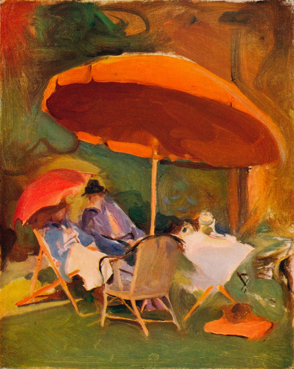 油素描，c1927 作者 菲利普·德拉兹洛