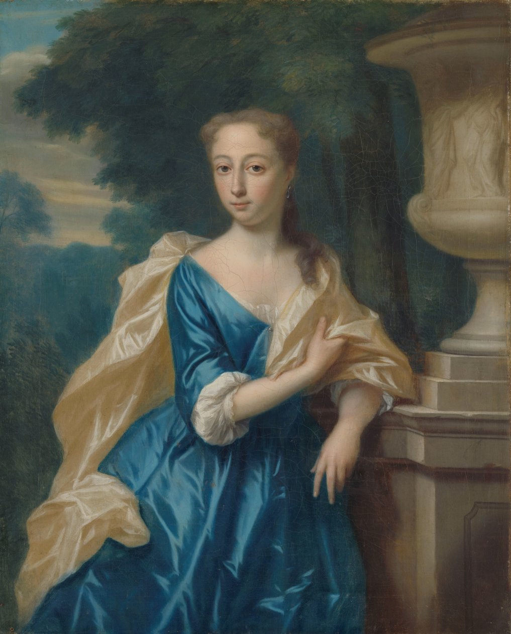 贾斯蒂娜·约翰娜·拉姆斯克拉姆 (Justina Johanna Ramskrammer) (1702-98)，艾萨克·帕克的妻子 作者 菲利普·范·迪克