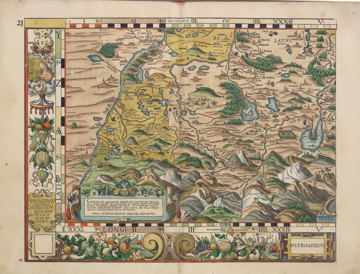 1568年的巴伐利亚陆地板块（板块21） 作者 菲利普·阿皮安