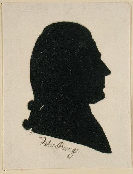 Daniel Nicolaus Runge（Runge神父），1789年（印度墨水纸上） 作者 菲利普·奥托·朗格