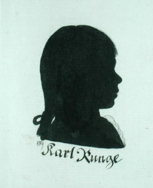 Karl Runge，1789年（纸上印度墨水） 作者 菲利普·奥托·朗格