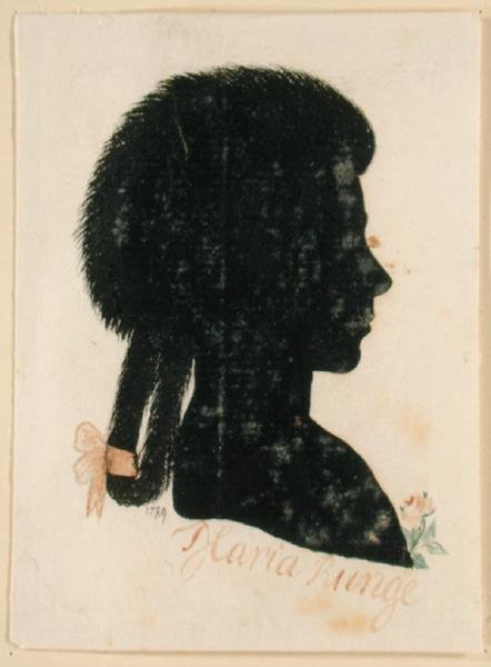 Maria Elisabeth Runge（生于1763年），1789年（印度墨水纸上） 作者 菲利普·奥托·朗格