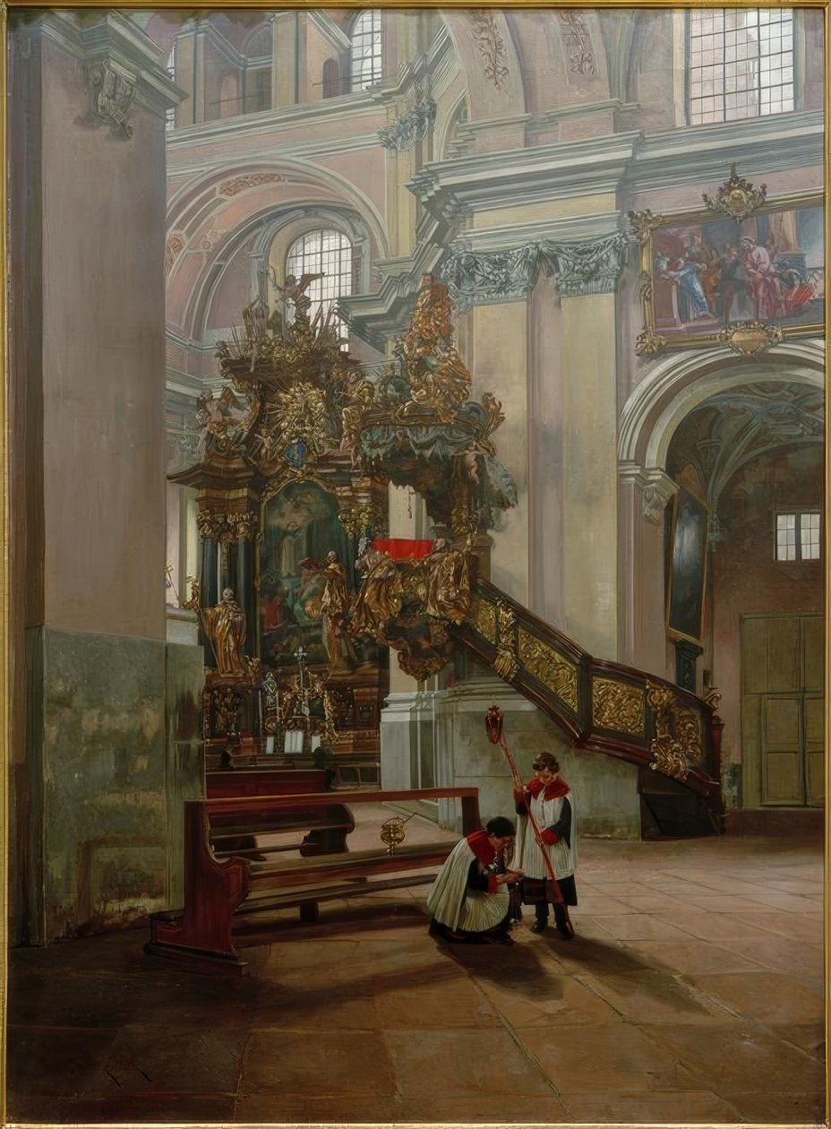 Kircheninterieur 作者 菲利普·弗兰克