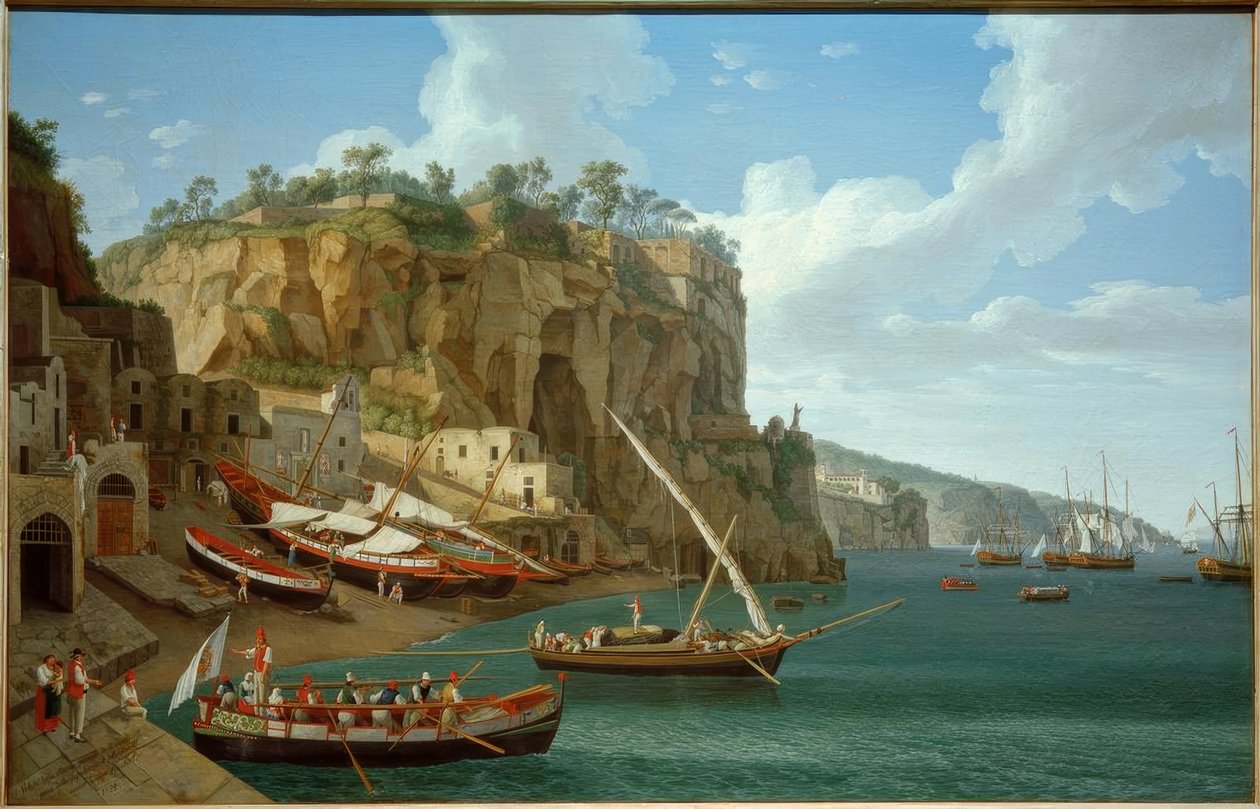 J.Ph.哈克特（Hackert），玛丽娜·皮科拉（Marina Piccola），索伦特（Sorrent）-宝石，1794年 作者 菲利普·哈克特