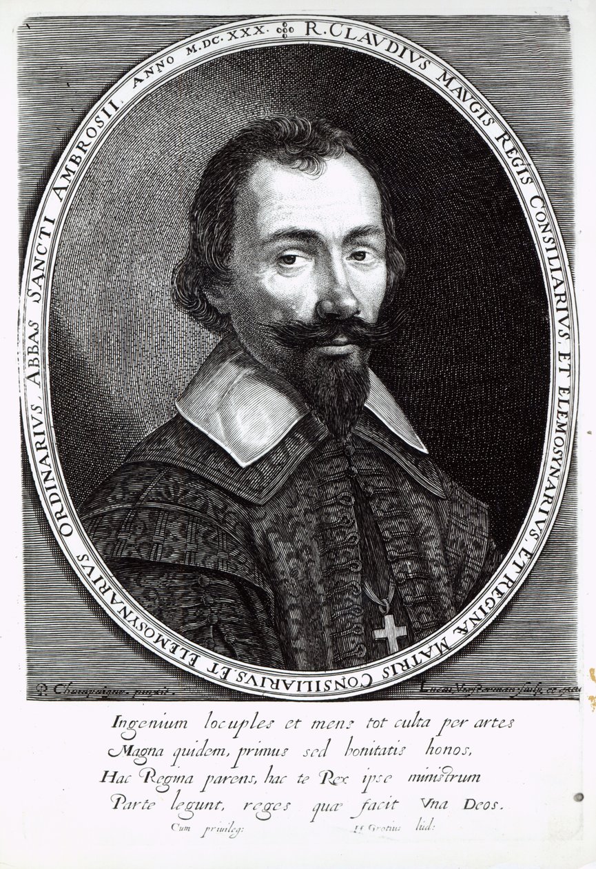Marie de Medici的顾问Claude Maugis的肖像 作者 菲利普·德·尚佩尼