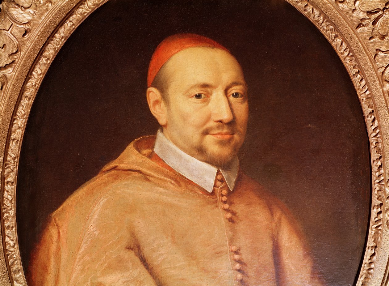 红衣主教Pierre de Berulle的肖像（1575-1629）（详情） 作者 菲利普·德·尚佩尼