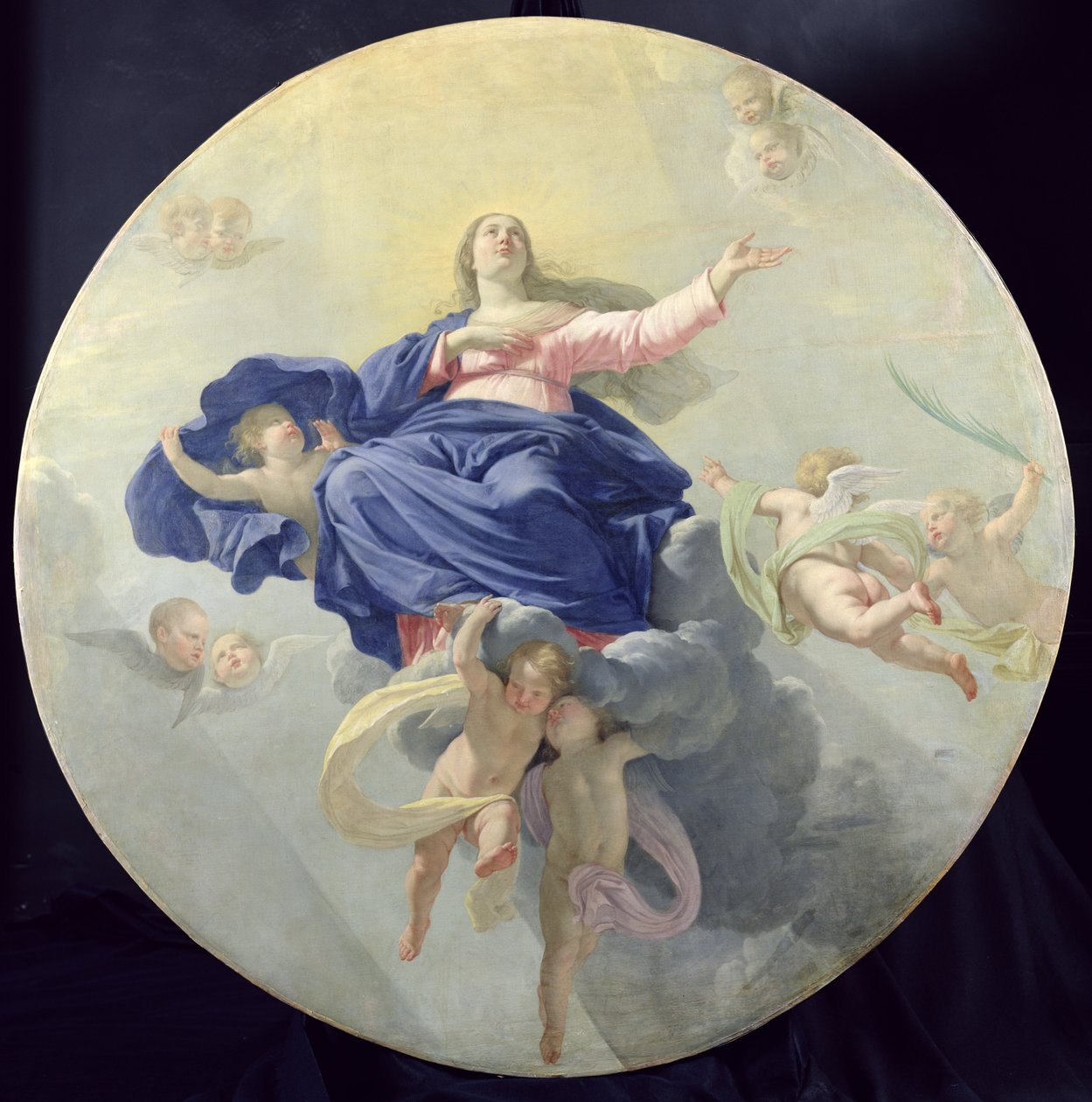 圣母升天，c.1656 作者 菲利普·德·尚佩尼
